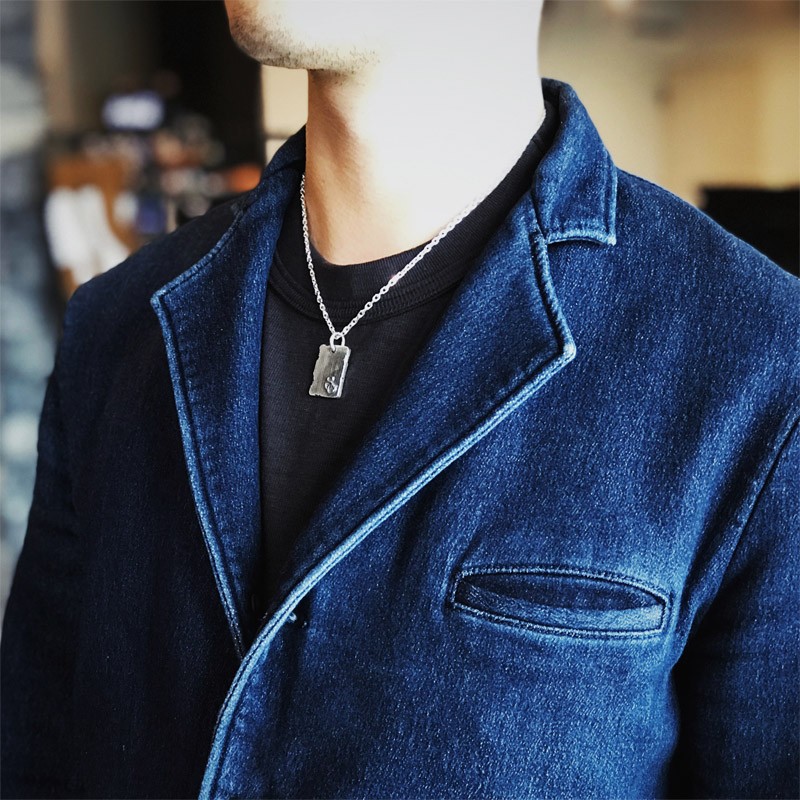 プレート オリジナル シルバー ペンダントトップ : サムライクラフト