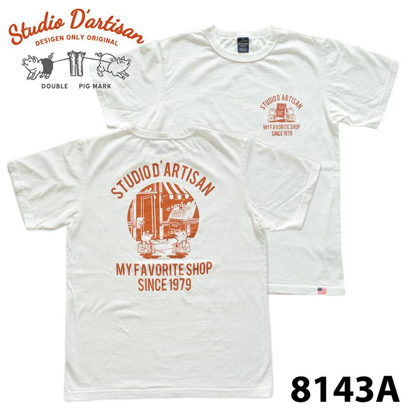 ダルチザン 8143A USAコットンプリントTシャツ MY FAVORITE SHOP｜samuraicraft