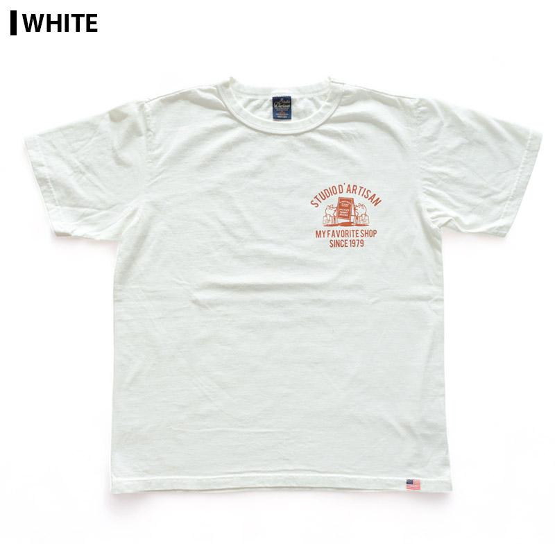 ダルチザン 8143A USAコットンプリントTシャツ MY FAVORITE SHOP｜samuraicraft｜03