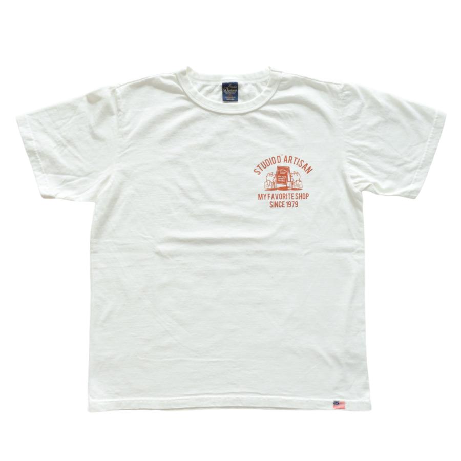 ダルチザン 8143A USAコットンプリントTシャツ MY FAVORITE SHOP｜samuraicraft｜02