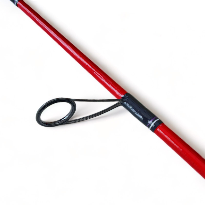 ストームサイレンス 83ML サクラマス用 スピニングロッド 紅葉色 赤