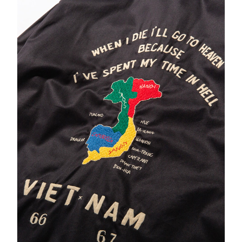テーラー東洋 スーベニアジャケット ベトジャン TT14815-119 / Mid 1960s Style Cotton Vietnam Jacket  “VIETNAM MAP”