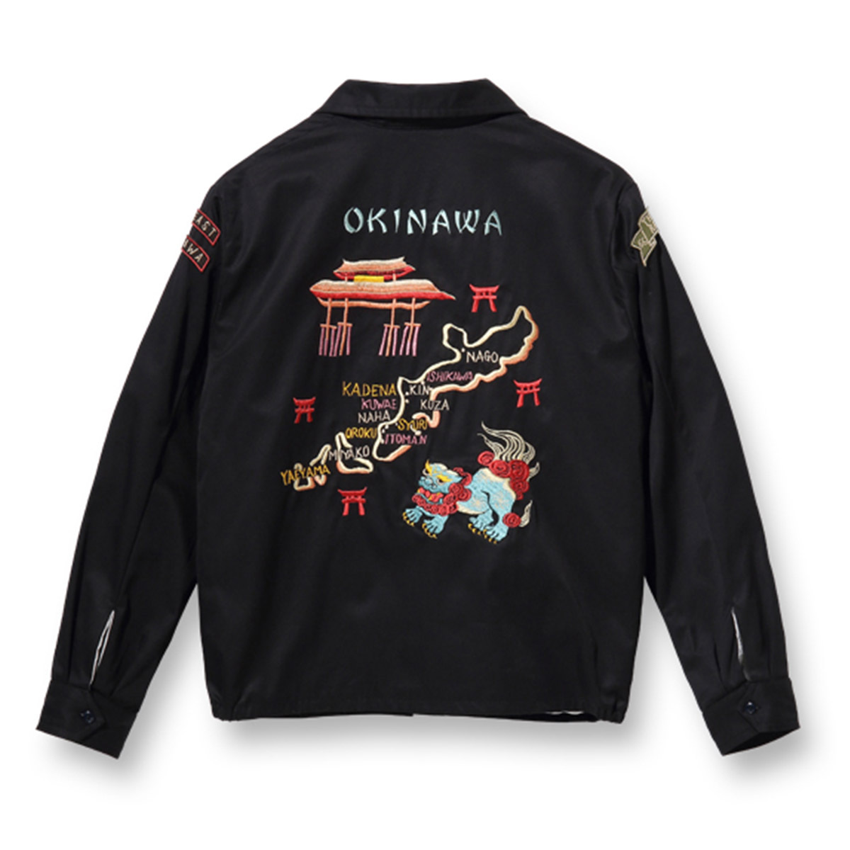 テーラー東洋 ベトジャン TT14897-119 / Mid 1960s Style Cotton Okinawa Jumper “RYUKYU  MAP” (BLACK)スーベニアジャケット : tt14897-119 : サムライクラフト ヤフーショップ - 通販 - Yahoo!ショッピング