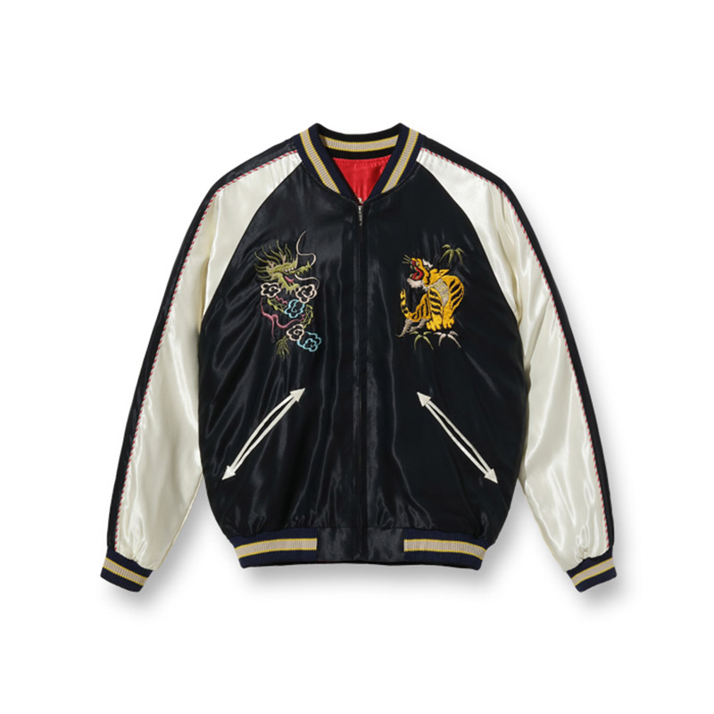［XL］テーラー東洋 TT15273 鷲×龍&虎 スーベニアジャケット テーラー東洋 スカジャン スーベニアジャケット Mid 1950s Style