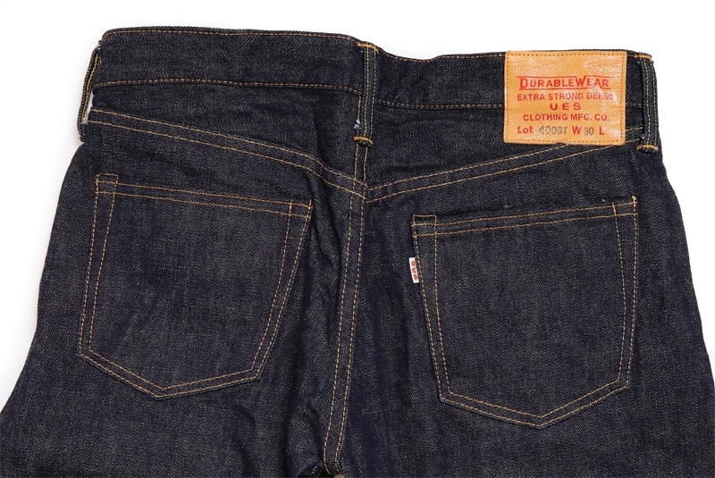 UES（ウエス） 400-ST スリムテーパードデニム : サムライクラフト