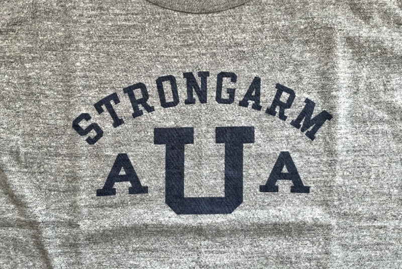 John Gluckow ジョングラッコー Lot JG-CS06 Strongarm U.A.A T-shirt｜samuraicraft｜05