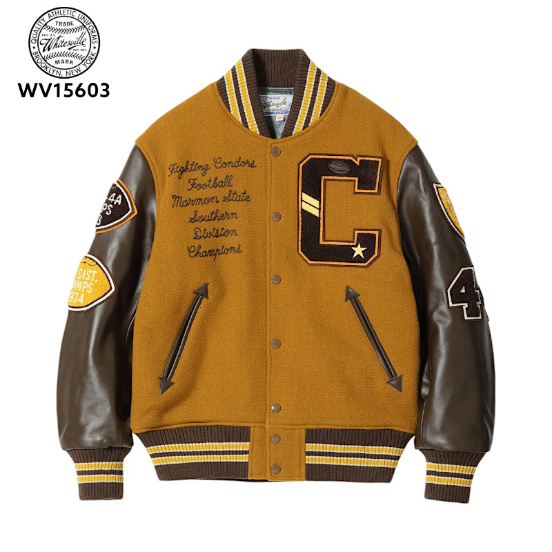 WHITESVILLE ホワイツビル スタジャン WV15603-156 ウールメルトン