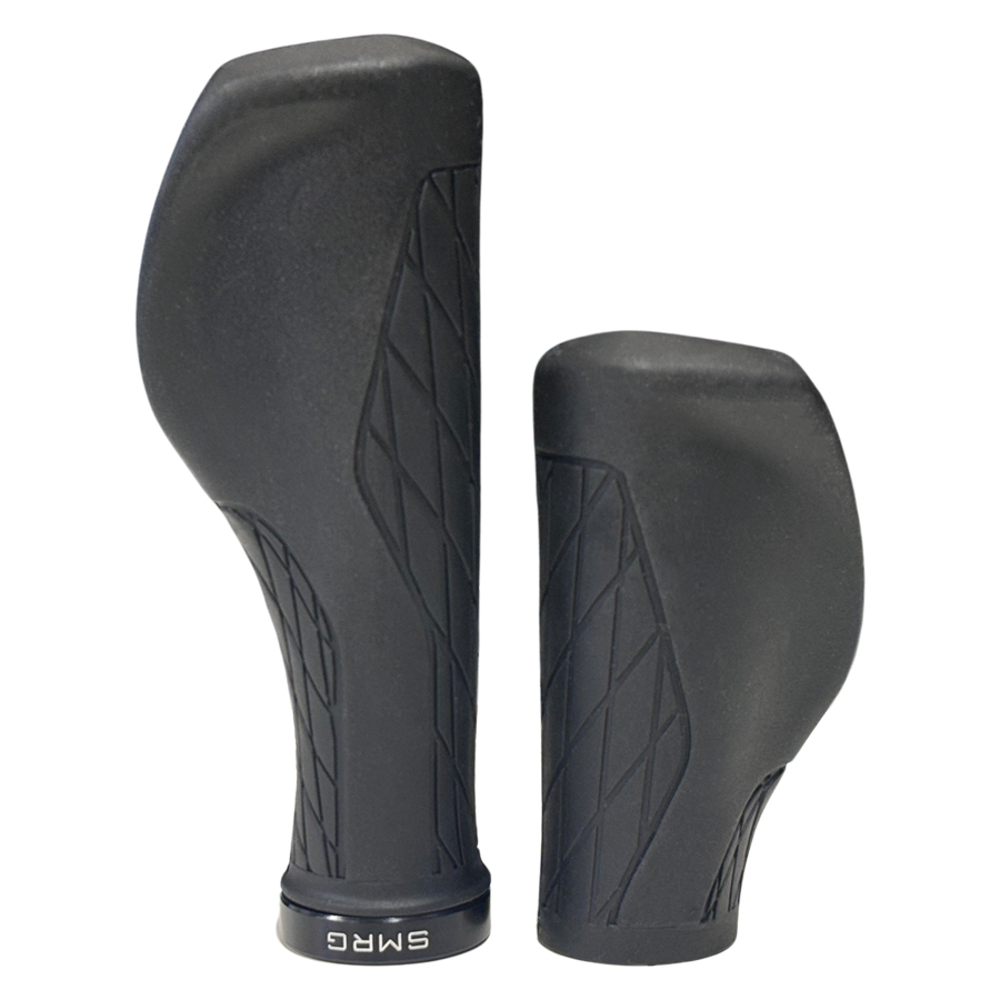 台湾製 SMRG 自転車 グリップ ロング×ショート(136×95mm) ハンドル