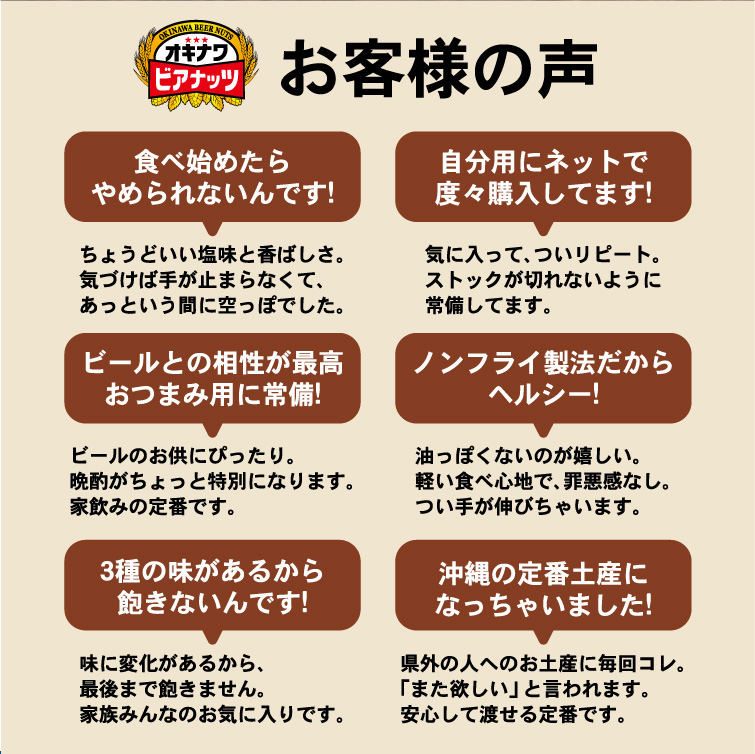オキナワビアナッツ 16g×10袋入 送料無料