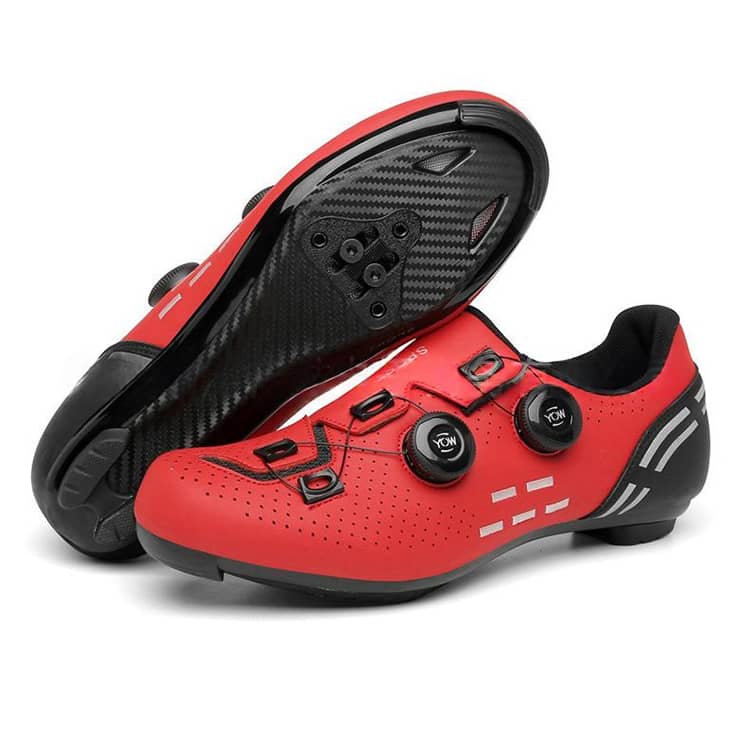 サイクルシューズ ロードバイクシューズ MTBシューズ 自転車シューズ SPD/SPD-SL両対応 快速靴紐 BOAダイヤル ベルクロ 超軽量 通気性 |  | 02