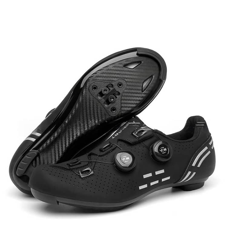 サイクルシューズ ロードバイクシューズ MTBシューズ 自転車シューズ SPD/SPD-SL両対応 快速靴紐 BOAダイヤル ベルクロ 超軽量 通気性 |  | 01