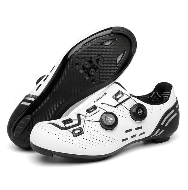 サイクルシューズ ロードバイクシューズ MTBシューズ 自転車シューズ SPD/SPD-SL両対応 快速靴紐 BOAダイヤル ベルクロ 超軽量 通気性 |  | 03