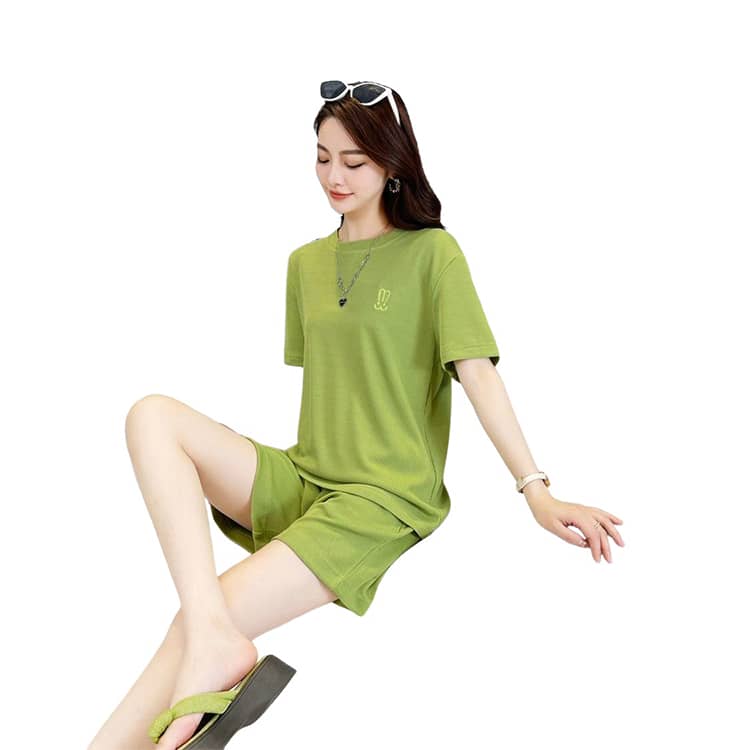 セットアップ レディース 春 夏 半袖 tシャツ ショートパンツ 上下