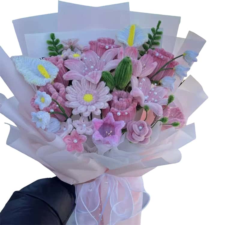 手芸モール モールフラワー 手作りキット セット DIY用 花束 初心者