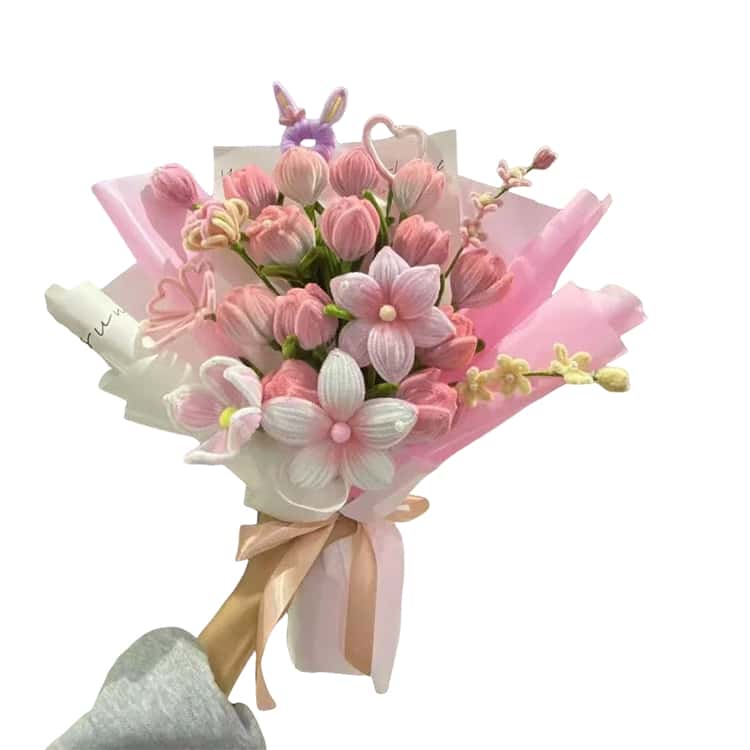 手芸モール モールフラワー 手作りキット セット DIY用 花束 初心者