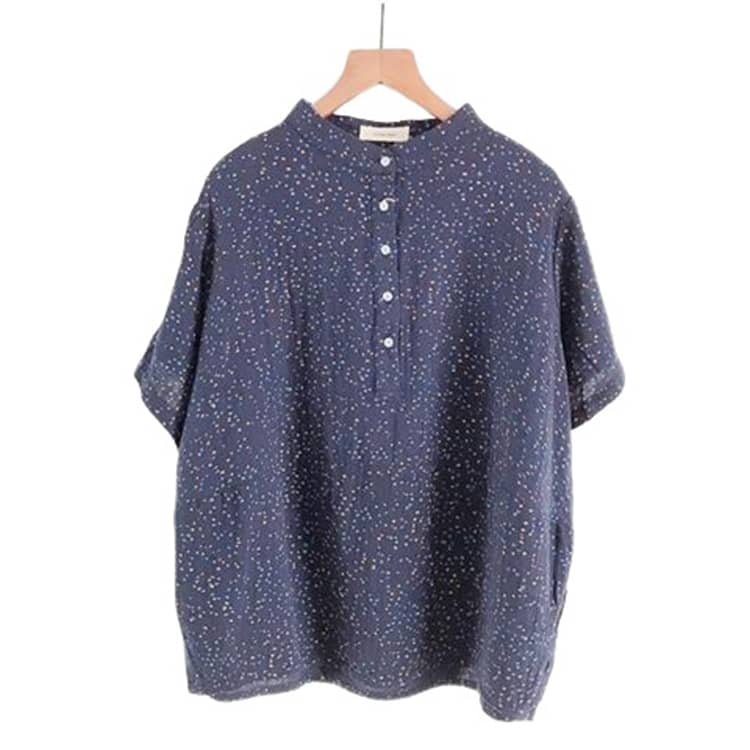 花柄 ガーゼ シャツ Tシャツ ブラウス 夏 レディース ガーゼシャツ