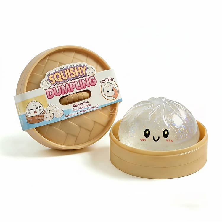 肉まん スクイーズ 玩具 おもちゃ ぷにぷに 水感スクイーズ ストレス