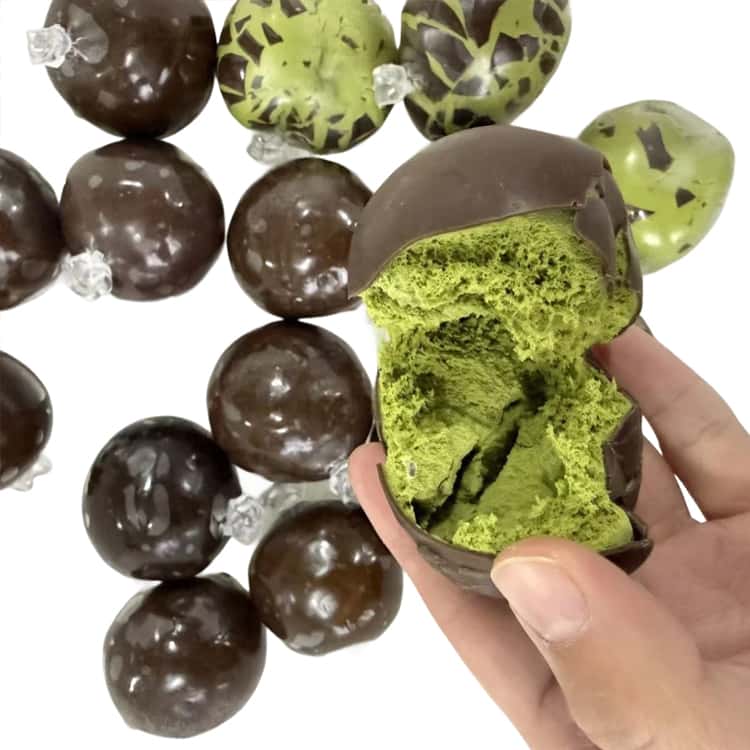 2個セット スクイーズ チョコスクイーズ パリパリ触感 ろうそく