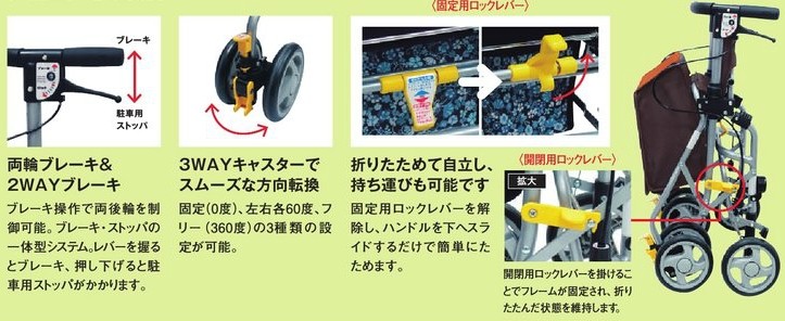 歩行訓練器具 オレンジと黒 楽天市場】オレンジ（歩行器｜移動・歩行支援用品）：介護用品