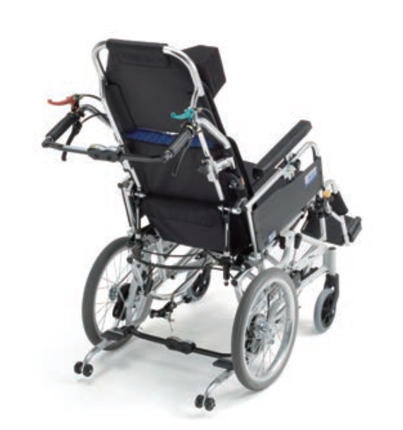 (ミキ) ティルト リクライニング車椅子 介助式 BAL-12 ノーパンクタイヤ仕様 リーズナブル 折りたたみ 耐荷重100kg MiKi｜sanai-kaigo2｜02