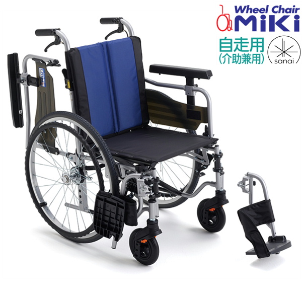 Miki　介助用　軽量　ノーパンクタイヤ　車椅子　BAL-2 介助式車いす 標準型 BAL-2 (ノーパンクタイヤ) ミキ Miki