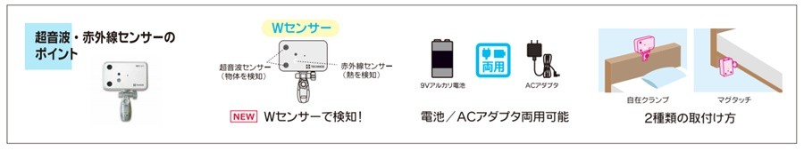 テクノスジャパン) 認知症老人徘徊感知機器 家族コール3C シンプル