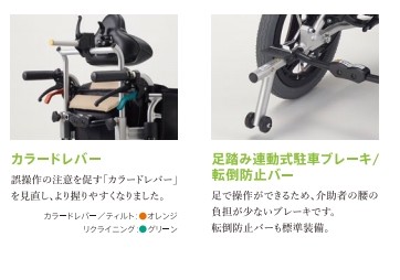 (ミキ) TRC-3DX ティルト・リクライニング車椅子 介助式 コンパクト 座位安定 脚部スイングアウト 折りたたみ MiKi｜sanai-kaigo2｜09