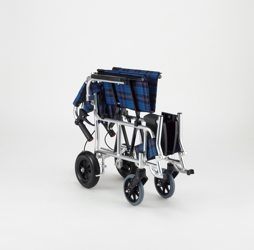 (マキテック) コンパクト車椅子 PIRO+ ピロプラス 簡易車椅子 軽量 折り畳み 介助式 ノーパンクタイヤ仕様 重量8.4kg 耐荷重75kg｜sanai-kaigo2｜05