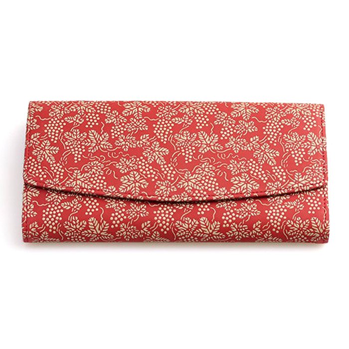 らら様 印伝 印傳屋 上原勇七 (INDEN-YA) 本革 長財布（札入れ） ギャルソン