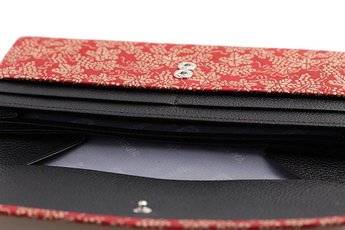 印伝 印傳屋 上原勇七 (INDEN-YA) 本革 長財布（札入れ） ギャルソン