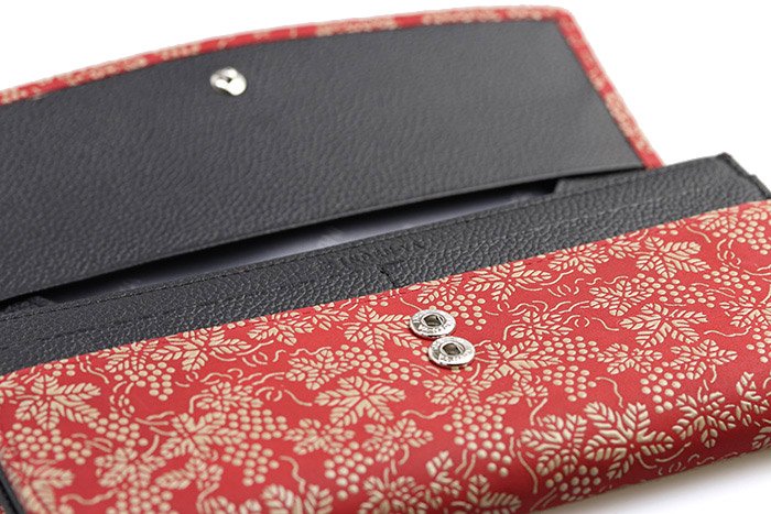 印伝 印傳屋 上原勇七 (INDEN-YA) 本革 長財布（札入れ） ギャルソン