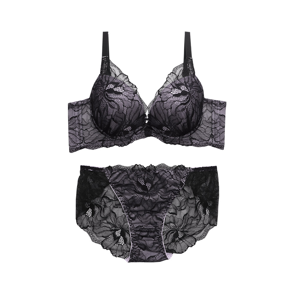 三恵（SANKEI） 育乳ブラ 補正ブラ ブラジャー ショーツセット 脇高