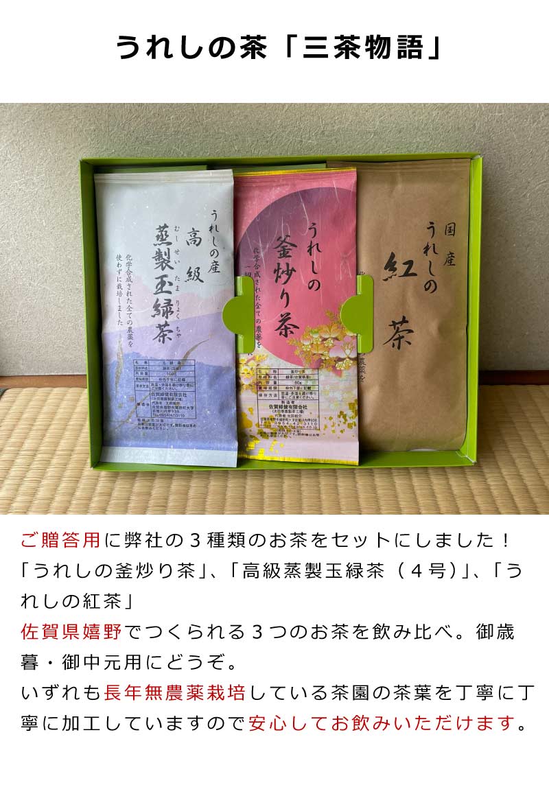 嬉野茶 特選蒸製玉緑茶（1号）【100g】 無添加 無農薬栽培