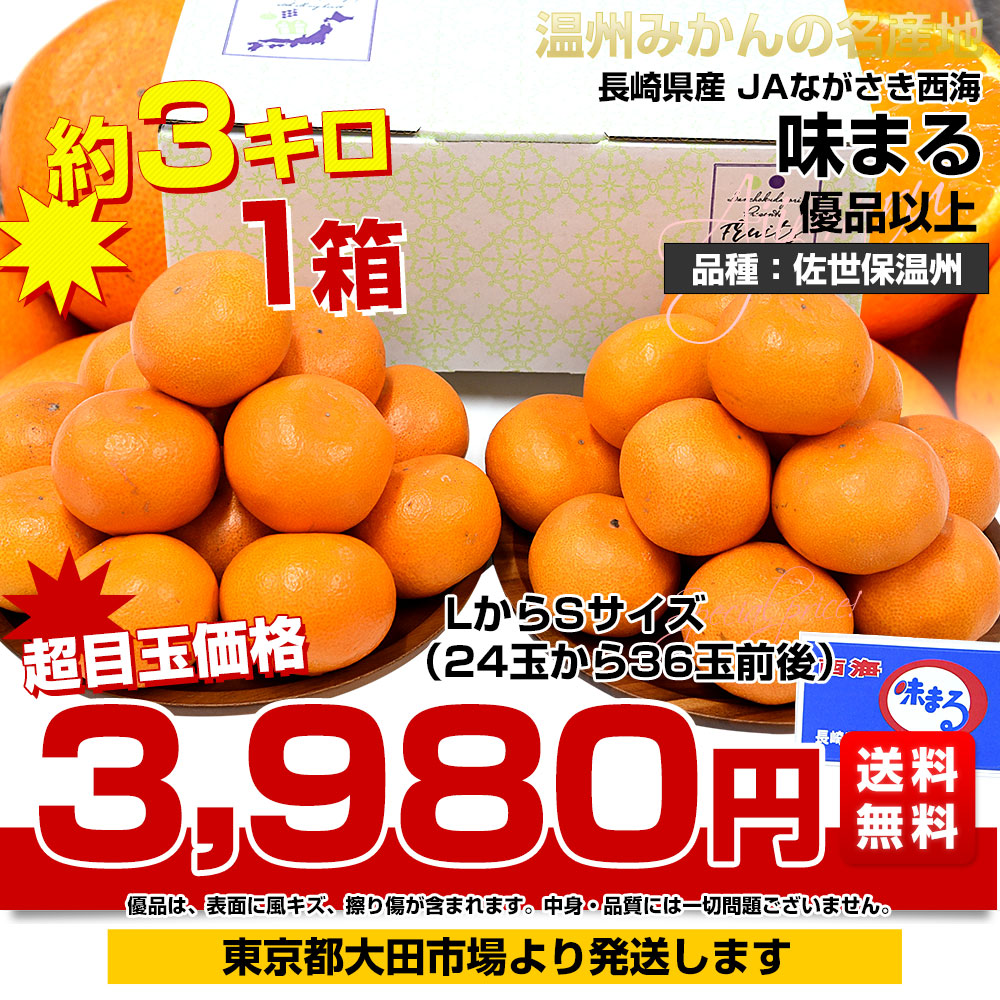 年内発送間に合います】長崎県 JAながさき西海 味まる「品種：佐世保