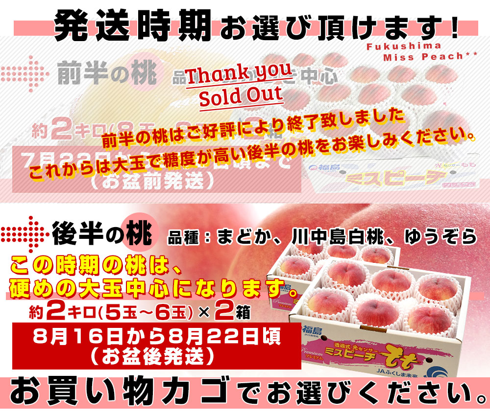 福島県より産地直送 JAふくしま未来 秀品桃 ...の詳細画像3