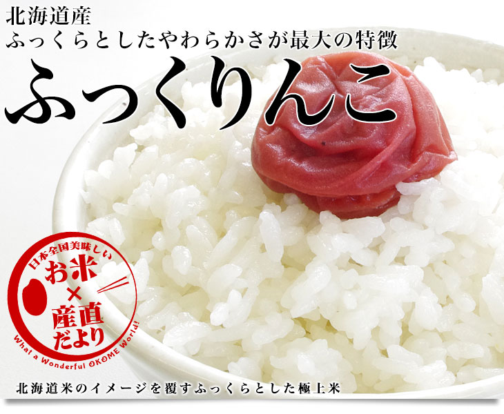 ふっくりんこ 令和6年産 北海道産 ふっくりんこ 5キロ 送料無料