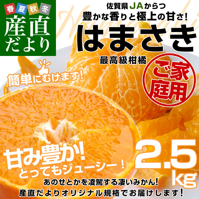 佐賀県より産地直送 JAからつ はまさき ご家庭用 ちょっと訳あり LからSサイズ 約2.5キロ (12から18玉前後) 送料無料 唐津 浜崎｜sanchokudayori｜02