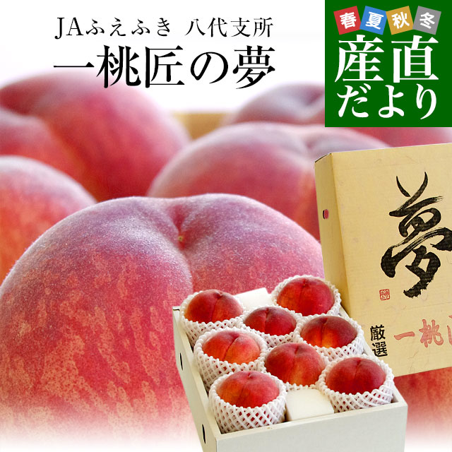 山梨県より産地直送 JAふえふき八代支所 八代の桃 超特選 一桃匠の夢 3