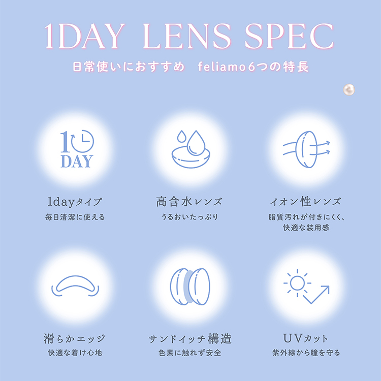 カラコン ワンデー 10枚入り 1箱 フェリアモ 【コーヒーゼリー】 feliamo 1day 度あり 度なし 自然 メンズ グレー フチあり 細フチ 透明感 小さめ 爆買 | feliamo | 08