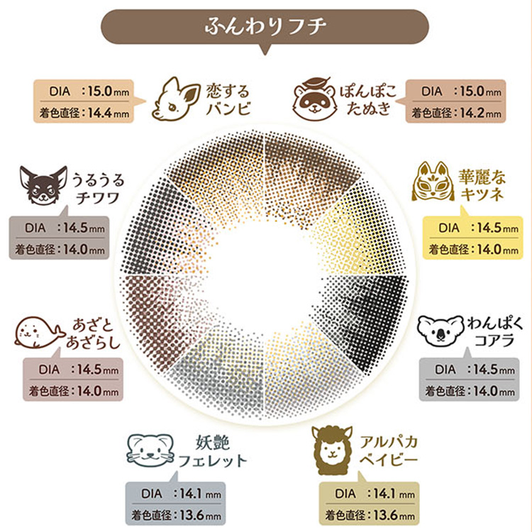 Flurry by colors カラコン ワンデー 10枚入り 1箱 フルーリーby