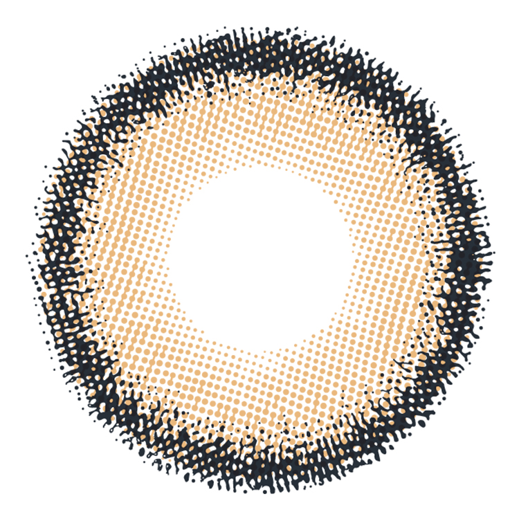 カラコン マンスリー 2枚入り 1箱 ジェニッシュ genish  度なし ナチュラル メンズ フチあり 大きめ 細フチ 太フチ グレー ブラウン ベージュ 爆買 | GENISH | 04