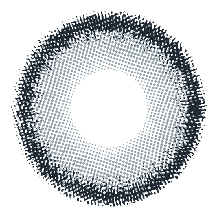 カラコン マンスリー 2枚入り 1箱 ジェニッシュ genish  度なし ナチュラル メンズ フチあり 大きめ 細フチ 太フチ グレー ブラウン ベージュ 爆買 | GENISH | 05