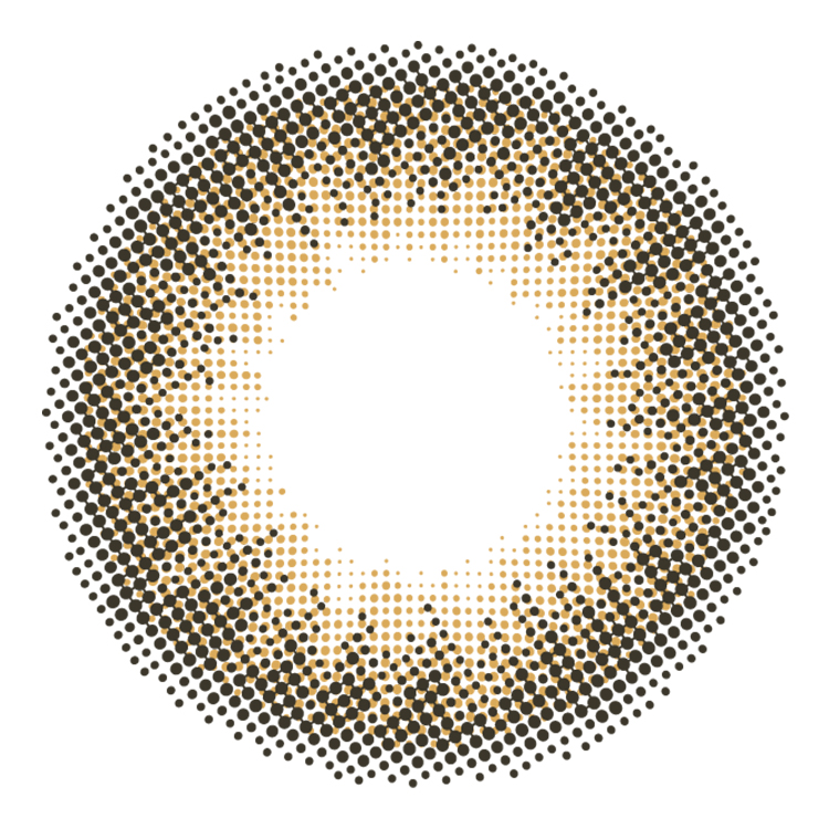 カラコン マンスリー 2枚入り 1箱 ジェニッシュ genish  度なし ナチュラル メンズ フチあり 大きめ 細フチ 太フチ グレー ブラウン ベージュ 爆買 | GENISH | 06