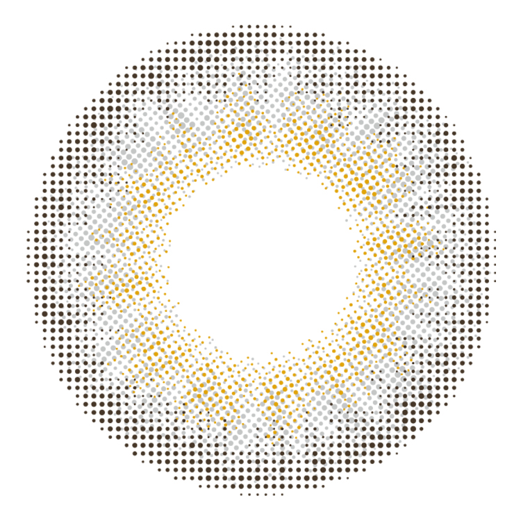 カラコン マンスリー 2枚入り 1箱 ジェニッシュ genish  度なし ナチュラル メンズ フチあり 大きめ 細フチ 太フチ グレー ブラウン ベージュ 爆買 | GENISH | 08