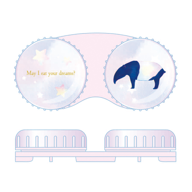 コンタクトレンズケースカラコンケース クリアケース ソフトレンズ