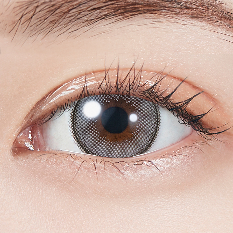 【限定クーポン配布中】 カラコン マンスリー 2枚入り 1箱 モラクマンスリー 【ドリームグレー】 molak 1month 度あり 度なし ナチュラル 細フチ グレー | MOLAK | 04