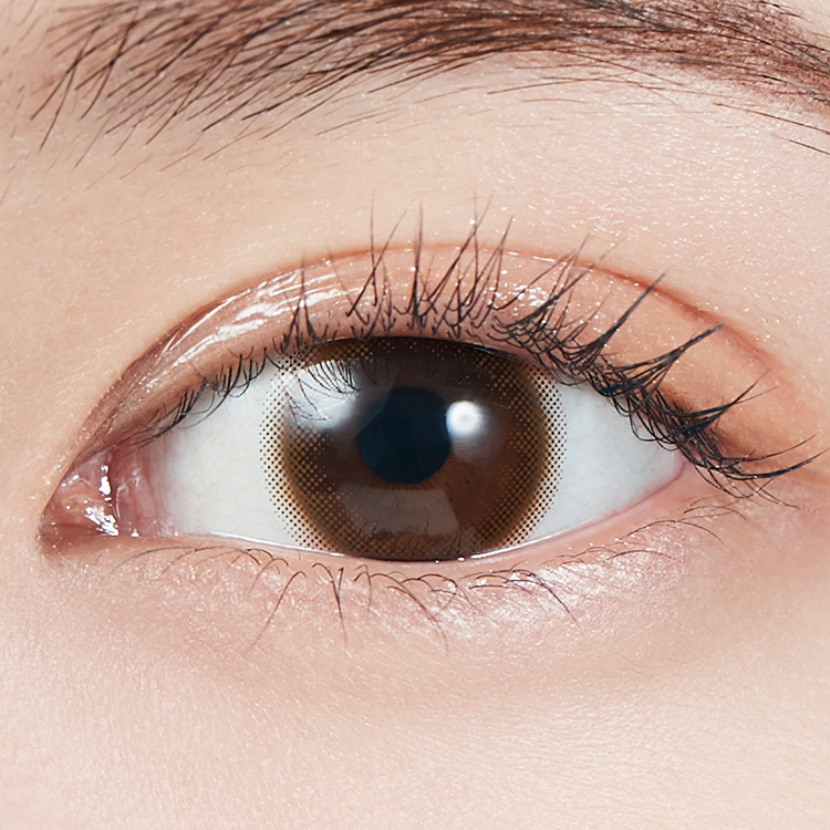 カラコン マンスリー 2枚入り 1箱 モラクマンスリー 【ティントブラウン】 molak 1month 度あり 度なし ナチュラル ライトブラウン | MOLAK | 04