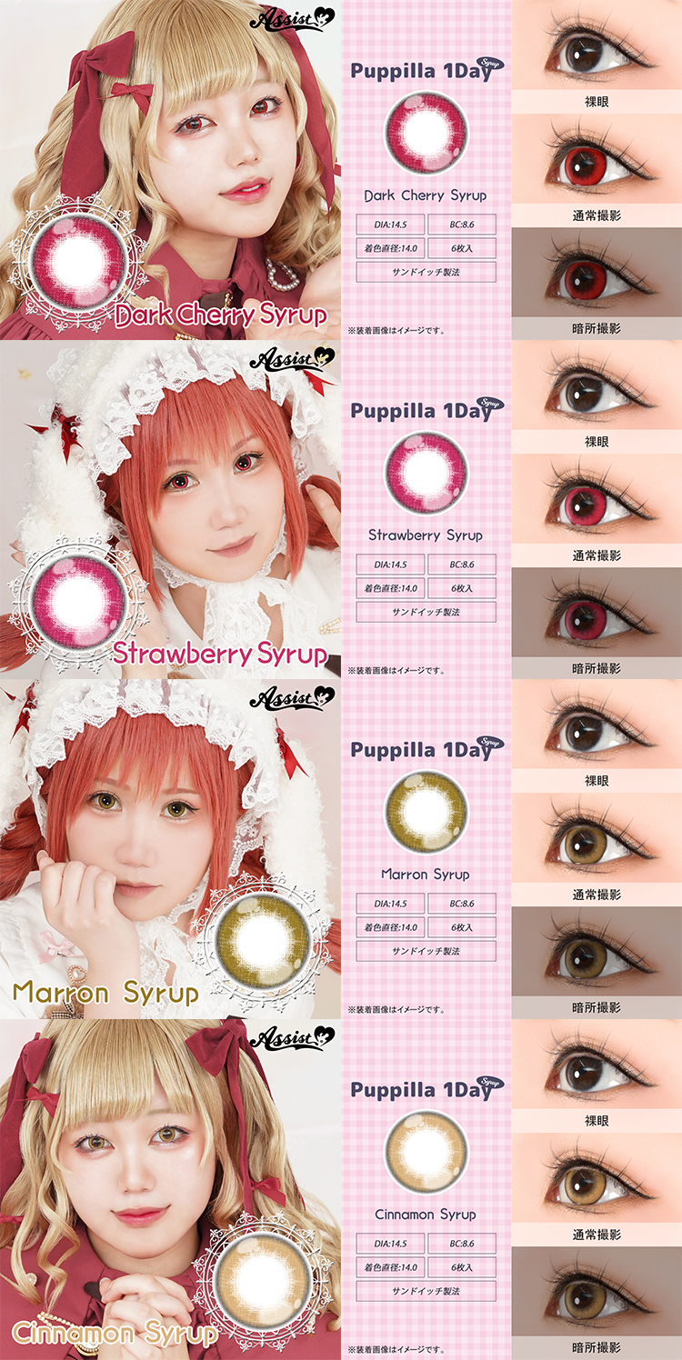 Assist ChouChou（アシストシュシュ） カラコン ワンデー 6枚入り 1箱