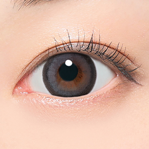 カラコン ワンデー 20枚入り 1箱 シークレットキャンディーマジックワンデー 【プルモグレー】 度あり 度なし ナチュラル 自然 大きめ フチあり 黒フチ 水光 | シークレット キャンディーマジック | 04