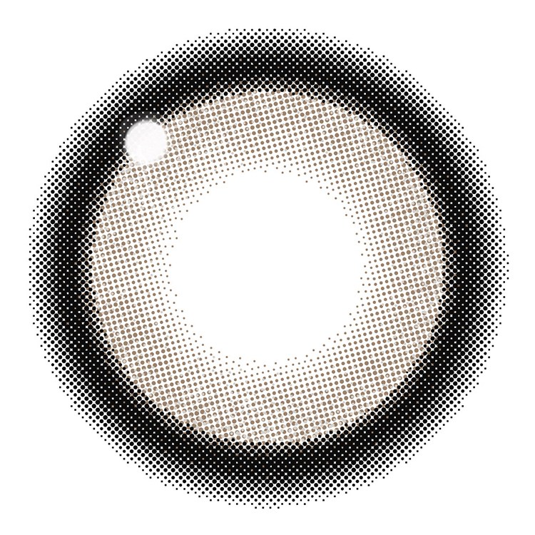 カラコン ワンデー 20枚入り 1箱 シークレットキャンディーマジックワンデー 【ラメベージュ】 度あり 度なし ナチュラル 自然 大きめ フチあり 黒フチ 茶コン | シークレット キャンディーマジック | 05